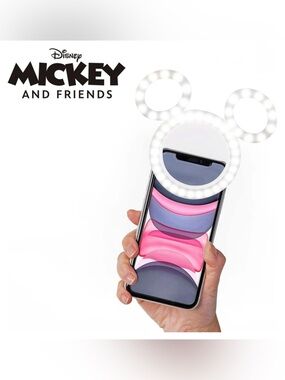 Disney Mickey & Friends Minnie Selfie Ring Light EUC